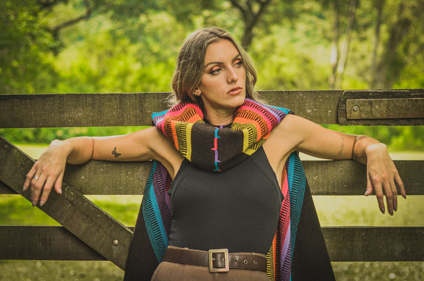 Poncho "Bernardina" Telar Criollo