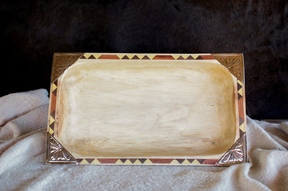 Batea Fuente de Madera de Pacara