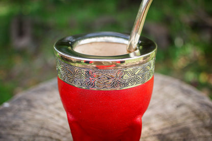 Mate Imperial de Cuero y Alpaca