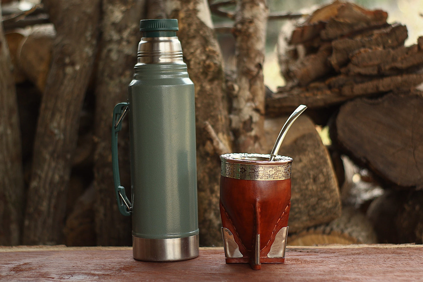 Mate Imperial de Cuero y Alpaca