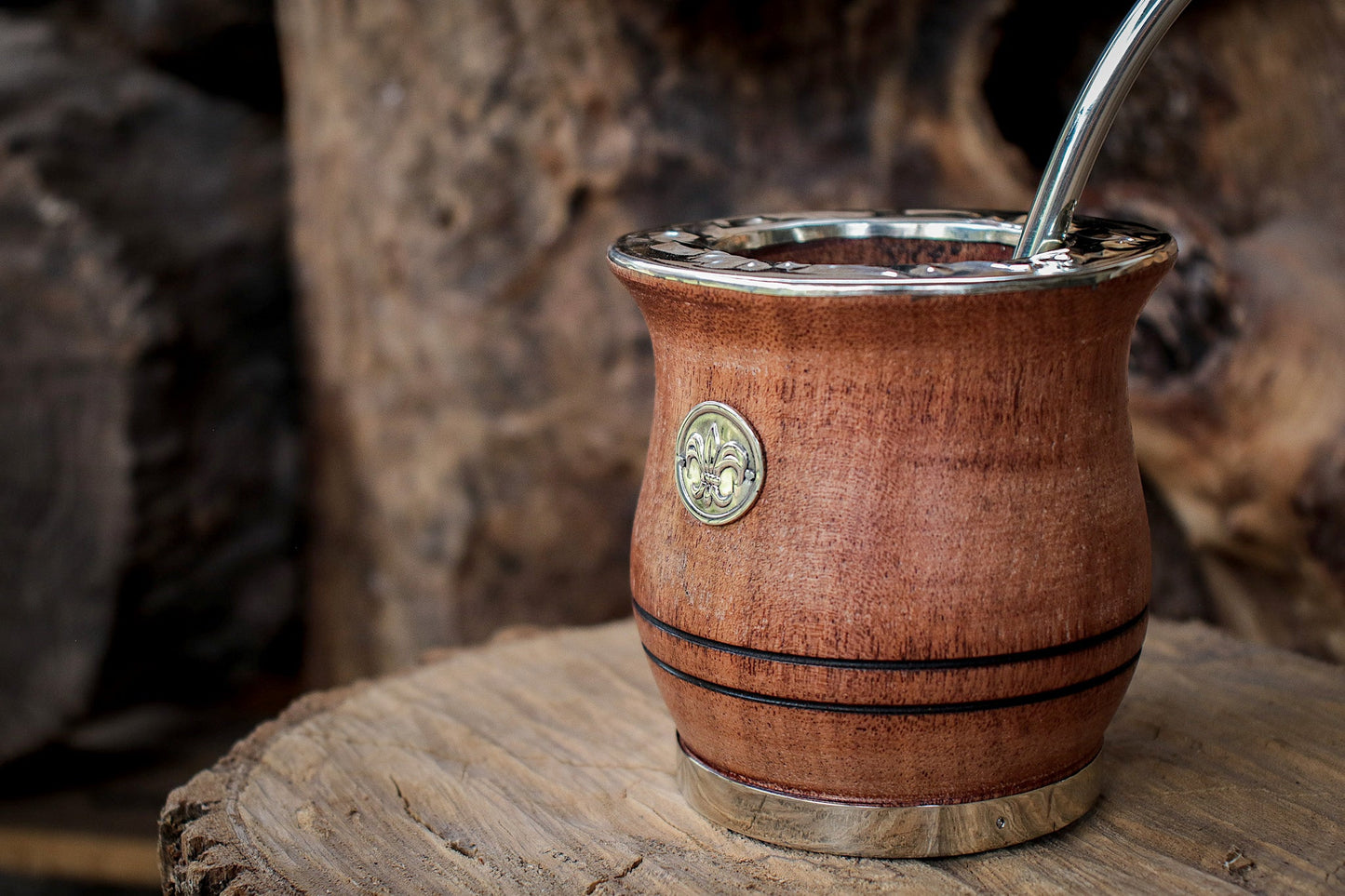 Mate de Algarrobo con Bombilla