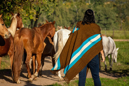 Poncho "Ayacucho" Telar Criollo Artesanal