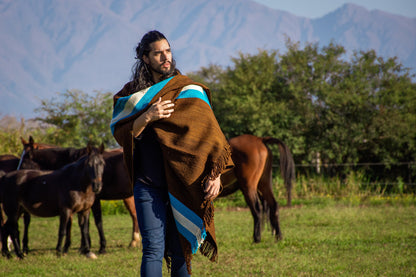 Poncho "Ayacucho" Telar Criollo Artesanal
